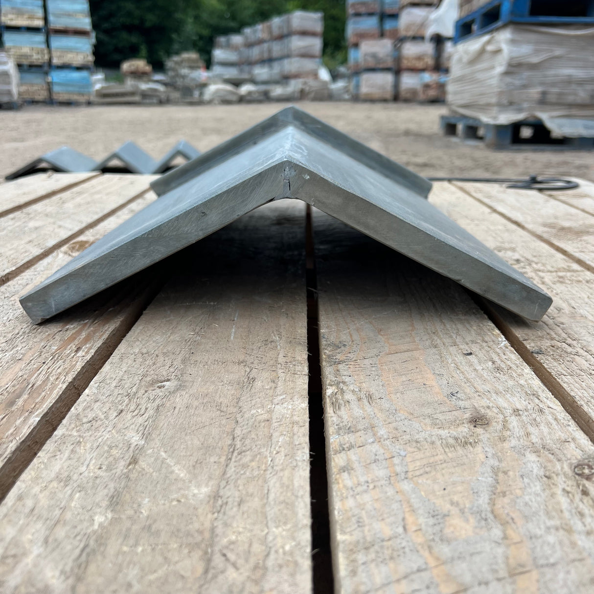 New Brazilian Slate Roof Capped Ridge Tile - 125 Degree
