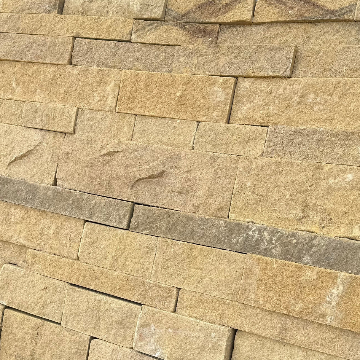 Dressed Sandstone Pitched Face Building Stone - Per SQM