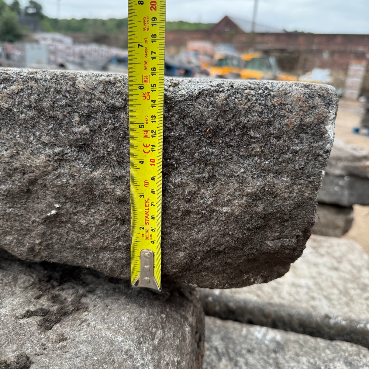 Reclaimed Granite Kerbs - 12" x 6"
