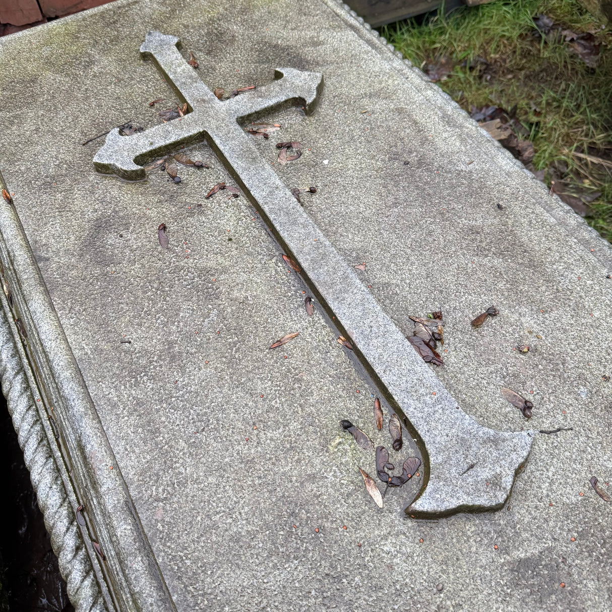 Christian Stone Sarcophagus