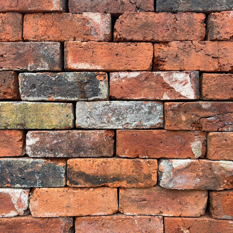 Reclaimed 3 inch Victorian Handmade Imperial Bricks | Pack of 250 Bricks | Free Delivery - Reclaimed Brick Company