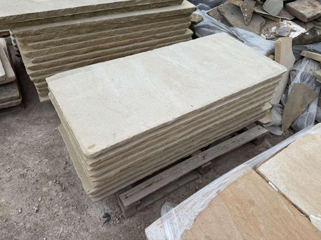 New York Stone Fireplace Hearth - 120cm x 60cm