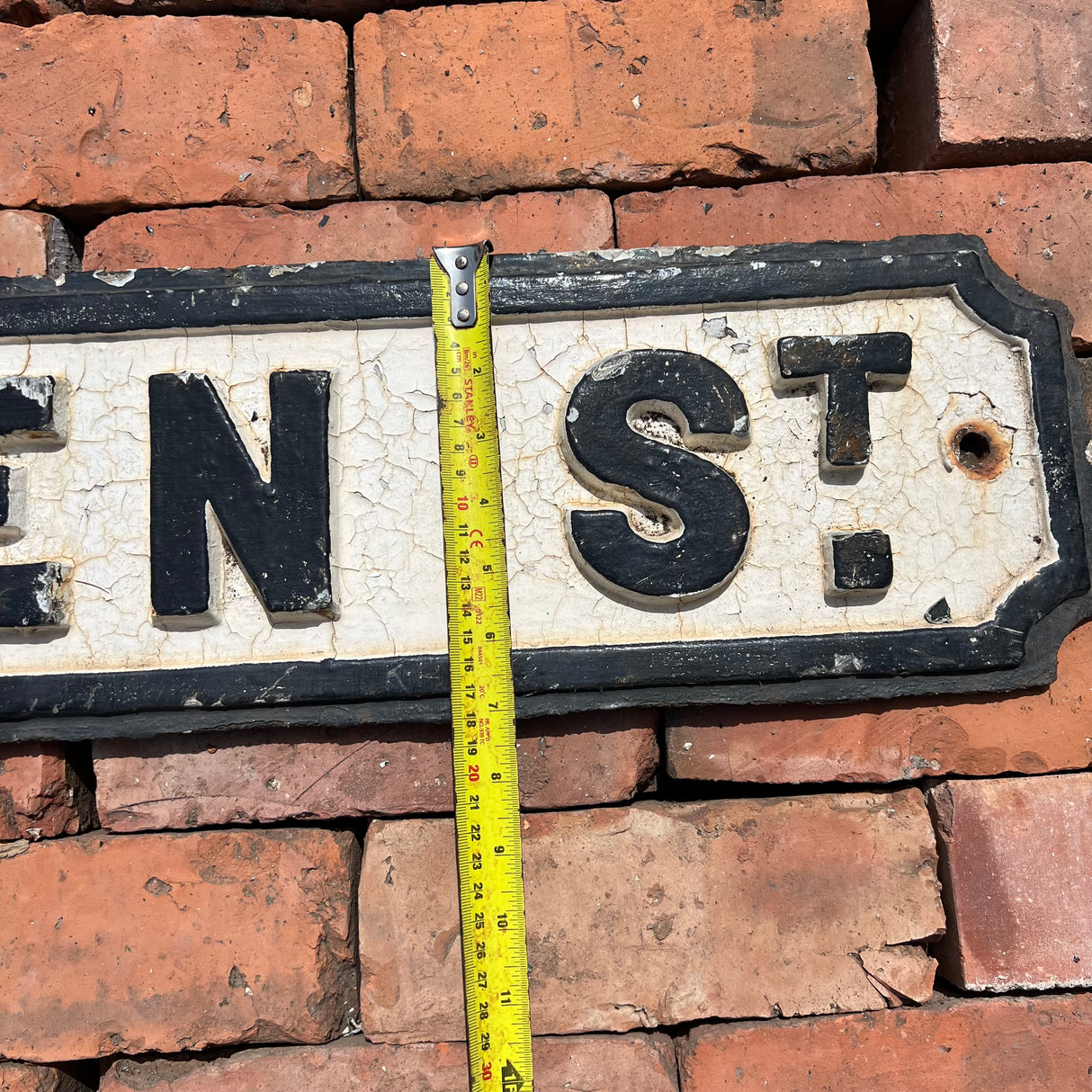Original Cast Iron ‘Cobden St’ Street Sign