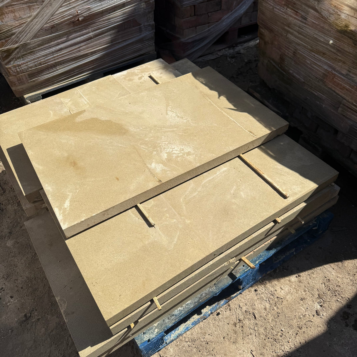 Britannia Buff Yorkshire Stone Sawn Paving - Per SQM