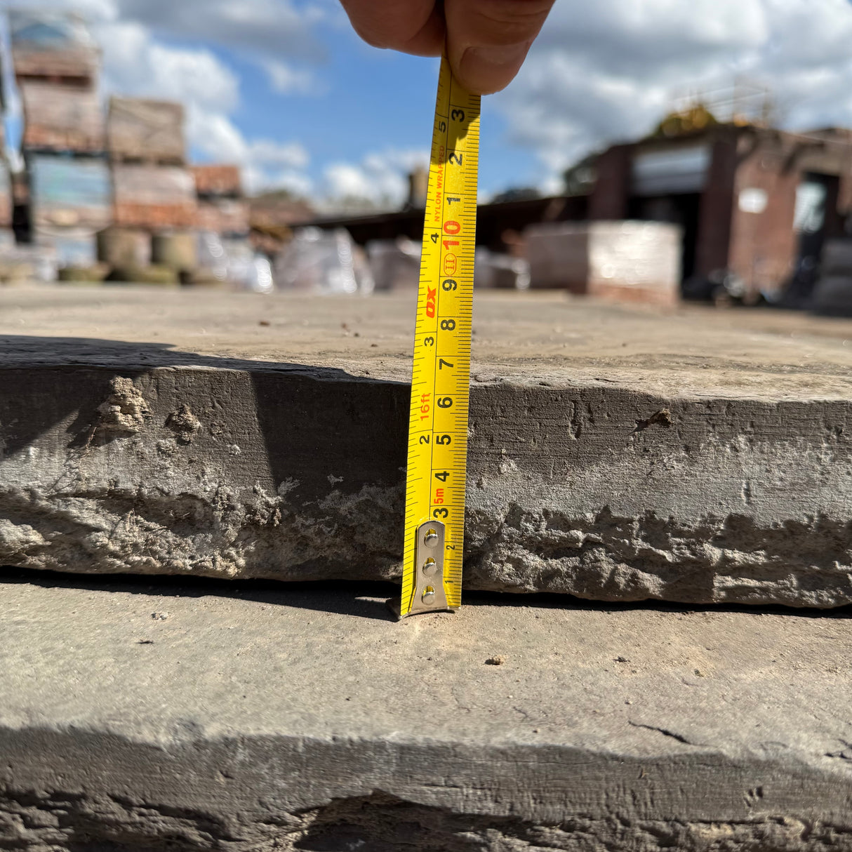 Reclaimed Yorkshire Stone Large Stone Slab