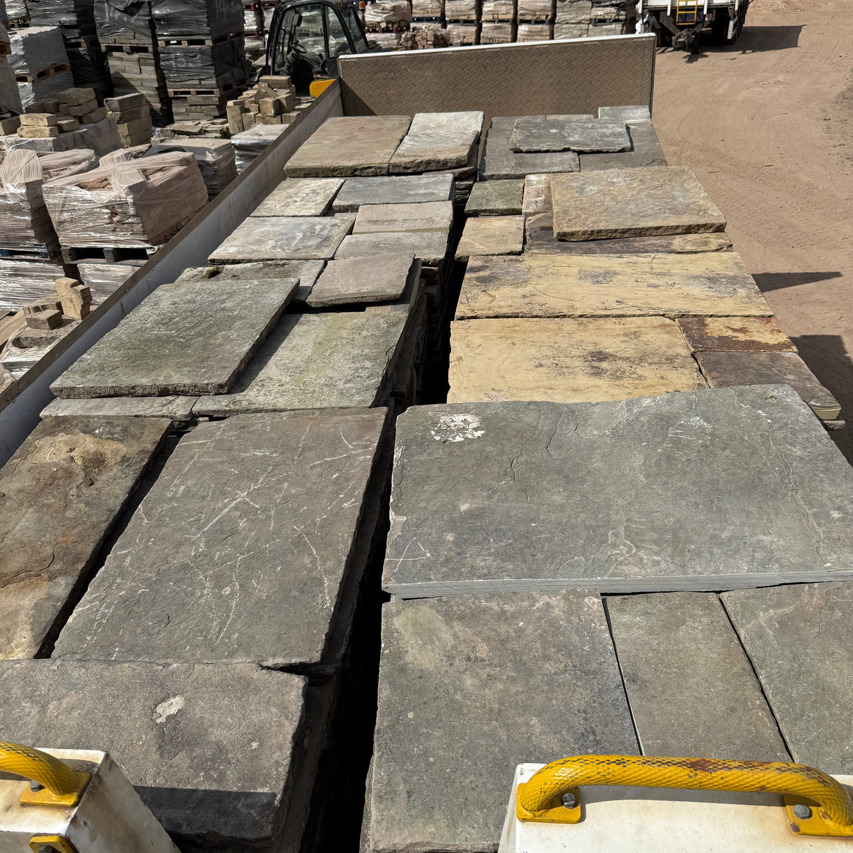 Reclaimed Grade A Yorkshire Stone Paving - Per SQM