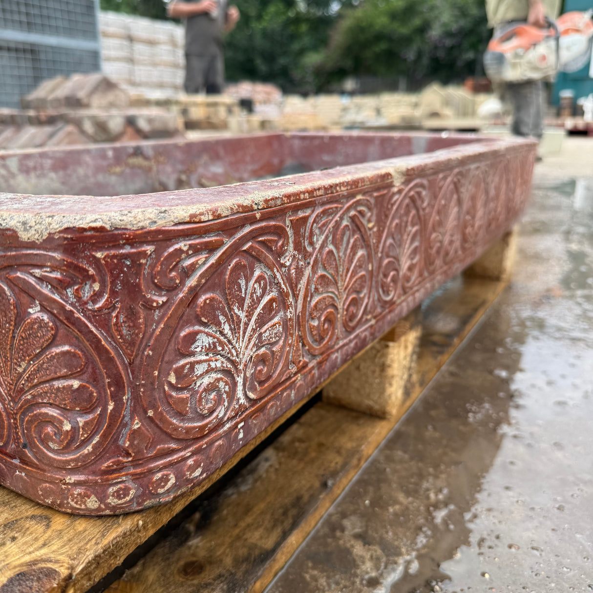 Decorative Glazed Brown Sink
