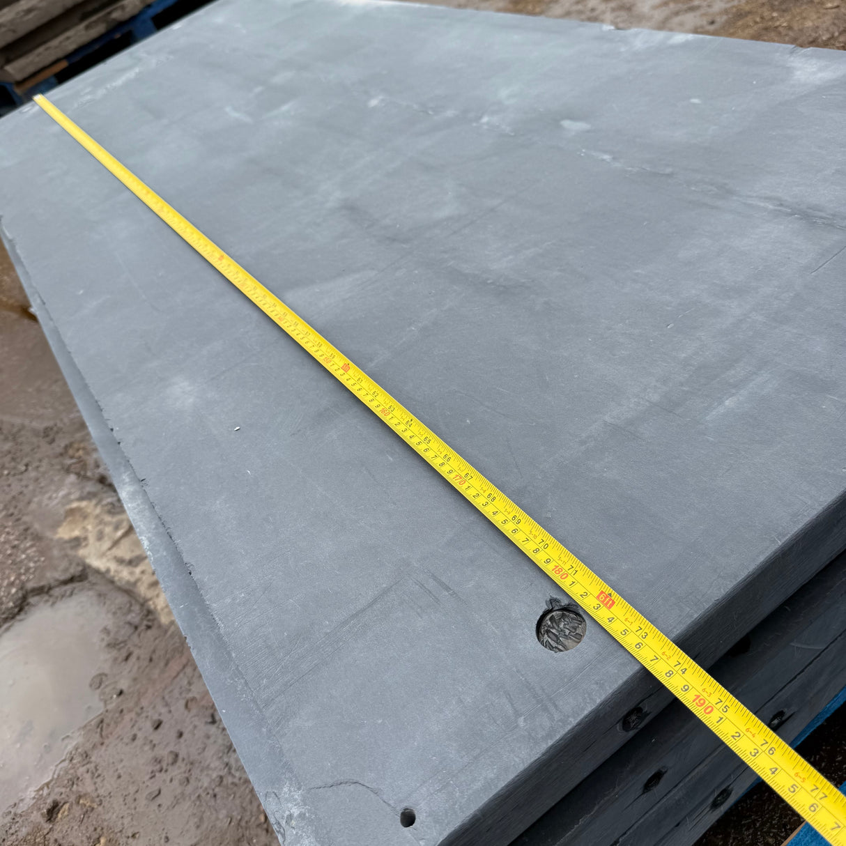 Reclaimed Snooker Table Slate Slab - 1870mm x 730mm