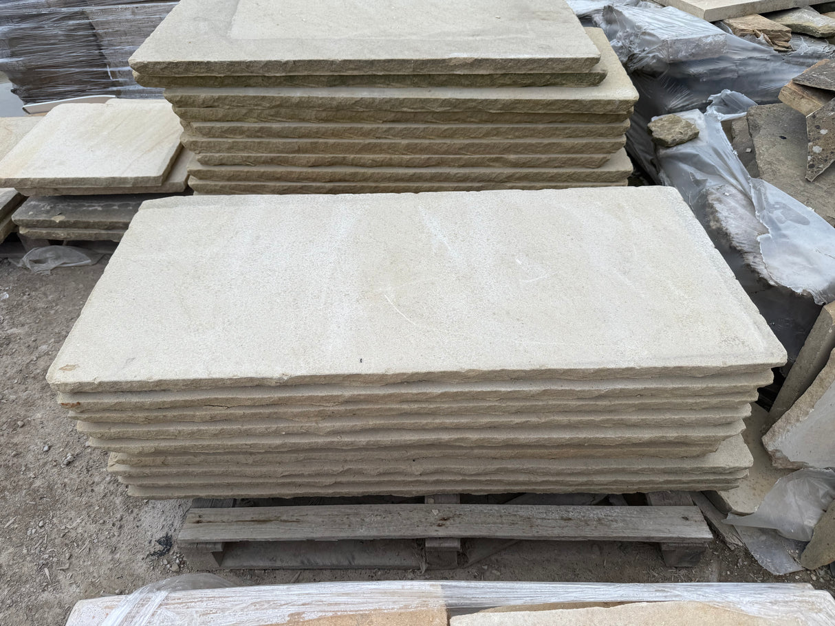 New York Stone Fireplace Hearth - 120cm x 60cm