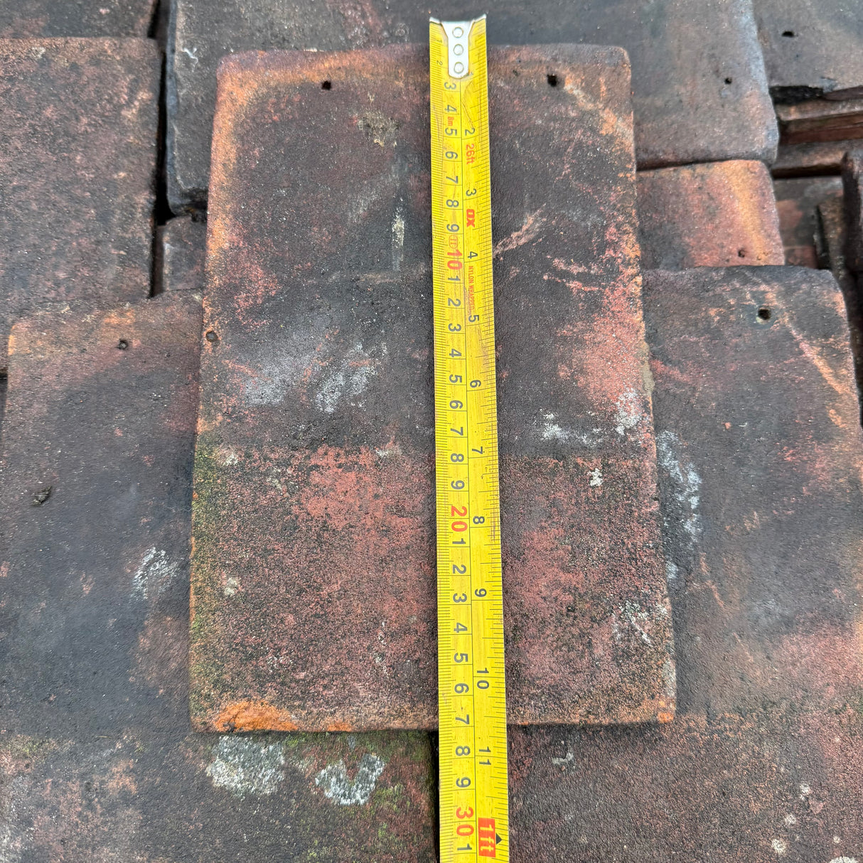 Reclaimed Handmade Clay Roof Tiles