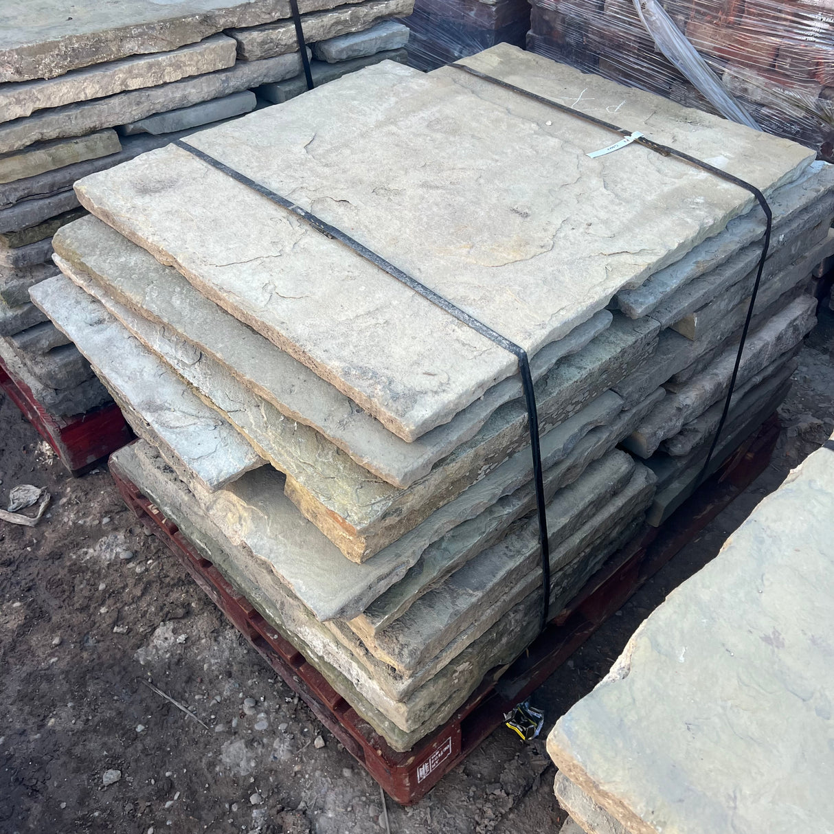 Reclaimed Grade A Yorkshire Stone Paving - Per SQM