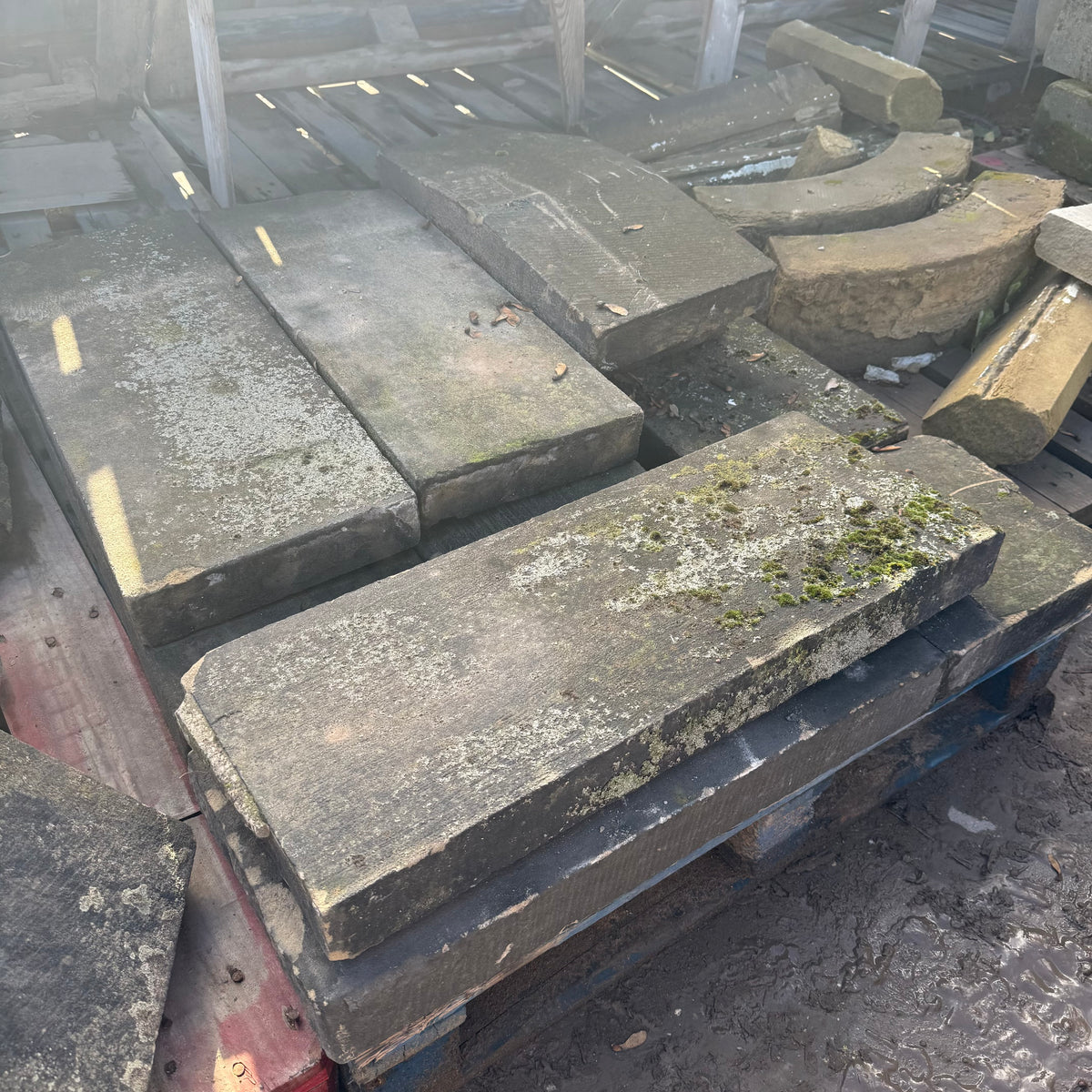 Reclaimed Stone Wall Coping - Job Lot