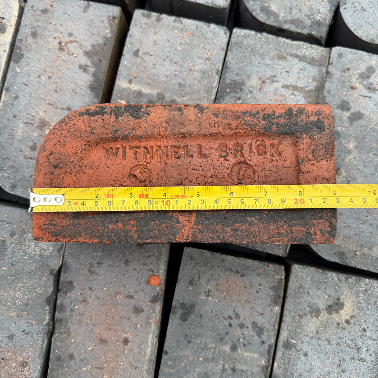 Reclaimed Bullnose Bricks