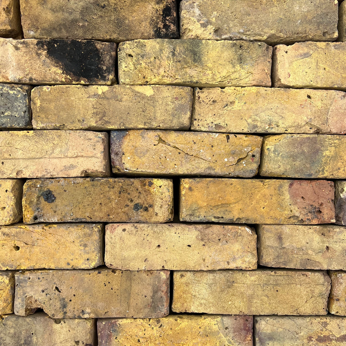 Genuine Reclaimed London Yellow Stock Handmade Bricks | Pack of 250 Bricks | Free Delivery