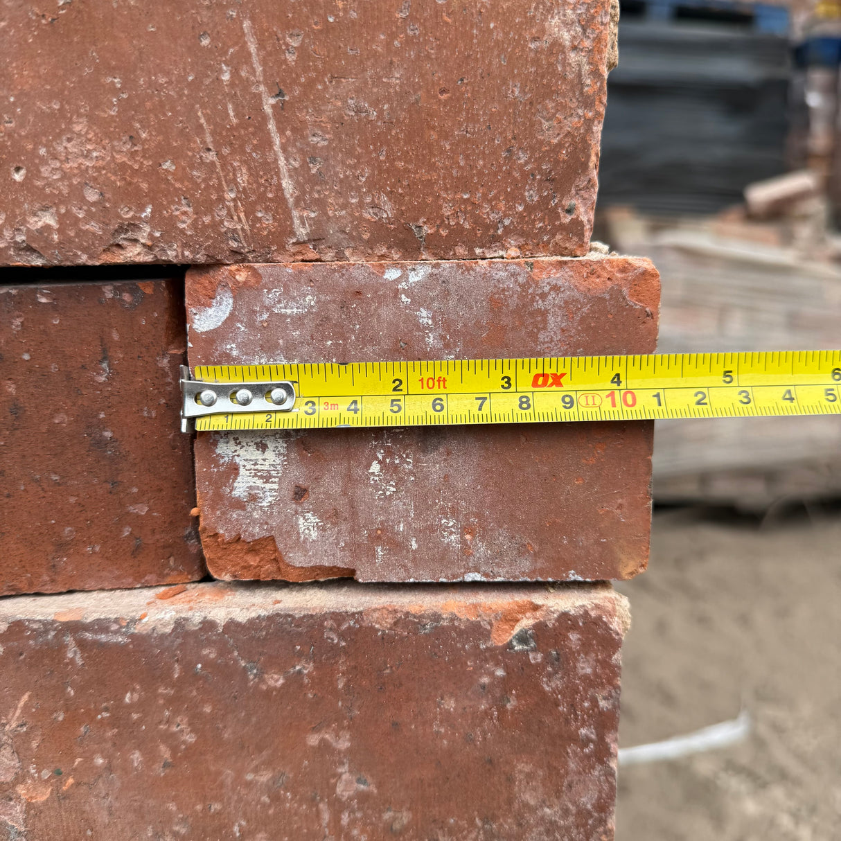 Reclaimed Orange Pressed Facing Brick | Pack of 250 Bricks | Free Delivery