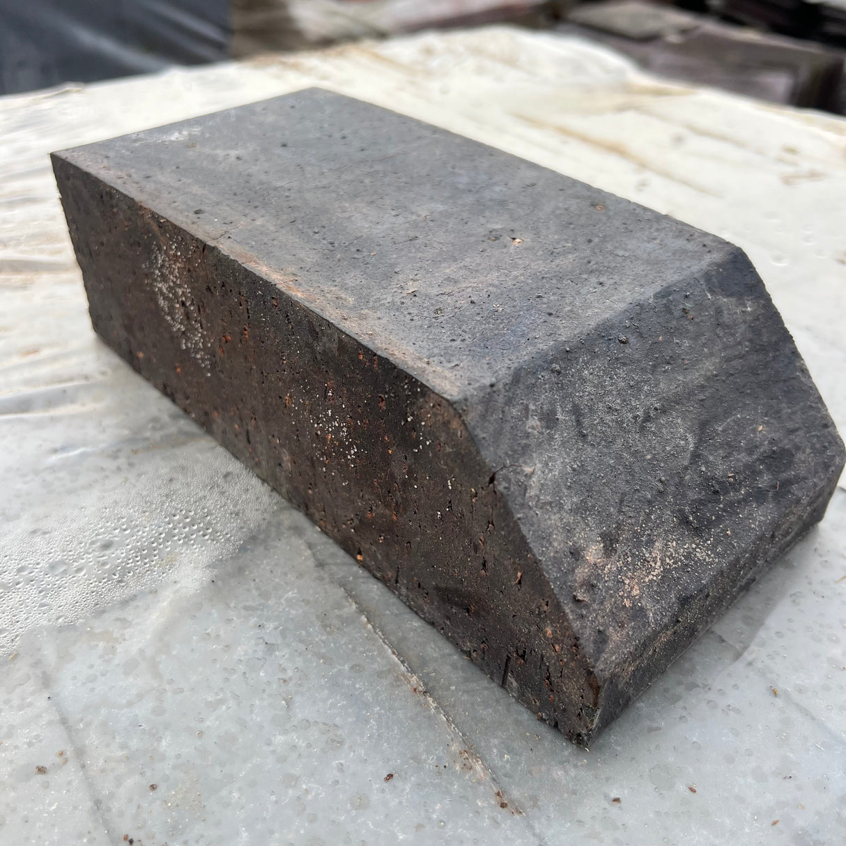 PL2.2 New 65mm Staffordshire Blue Header Plinth Brick