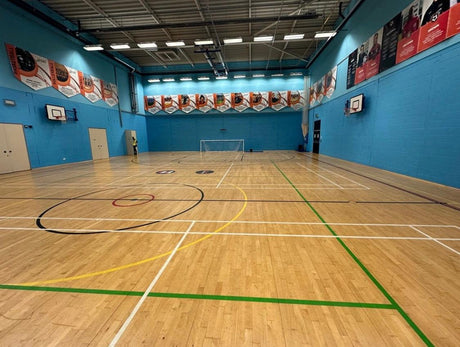 Reclaimed Junkers Beech Sports Hall Hardwood Timber Flooring Boards (Per SQM) - Reclaimed Brick Company