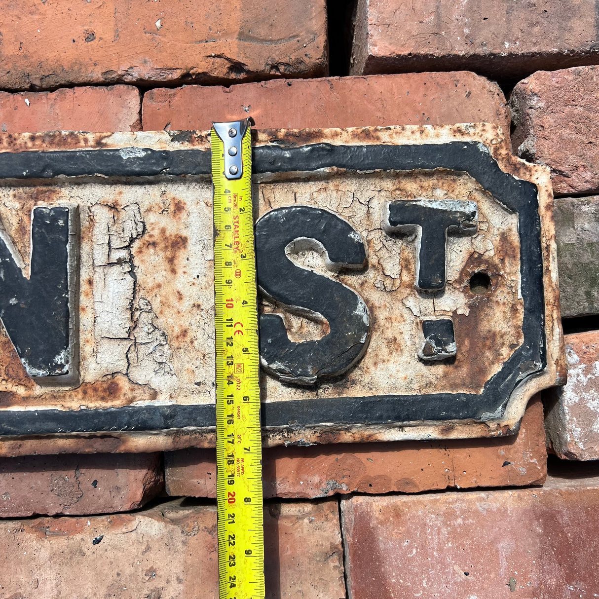 Original Cast Iron ‘Carleton St’ Street Sign