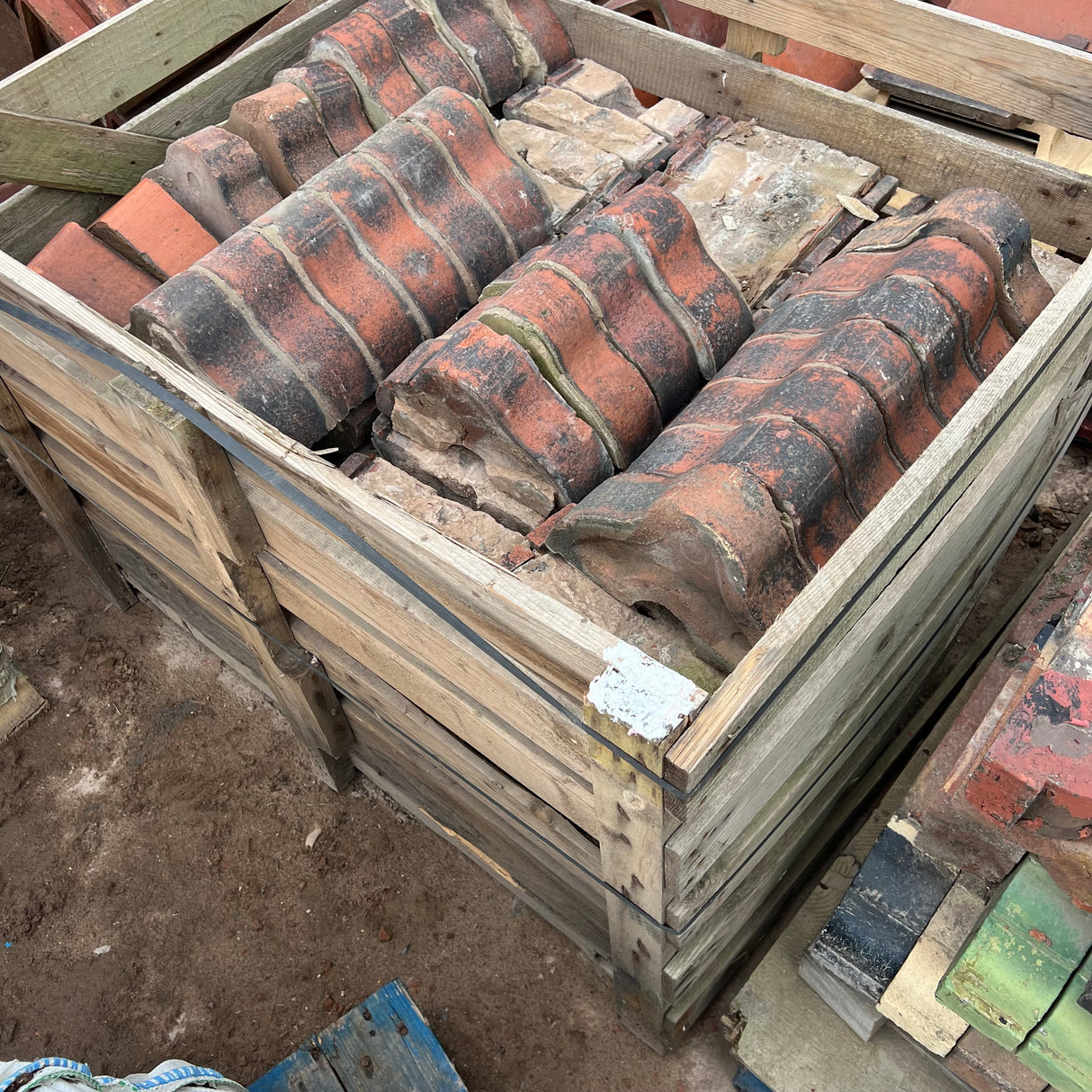 Reclaimed Red Wall Coping Brick - Job Lot of 200