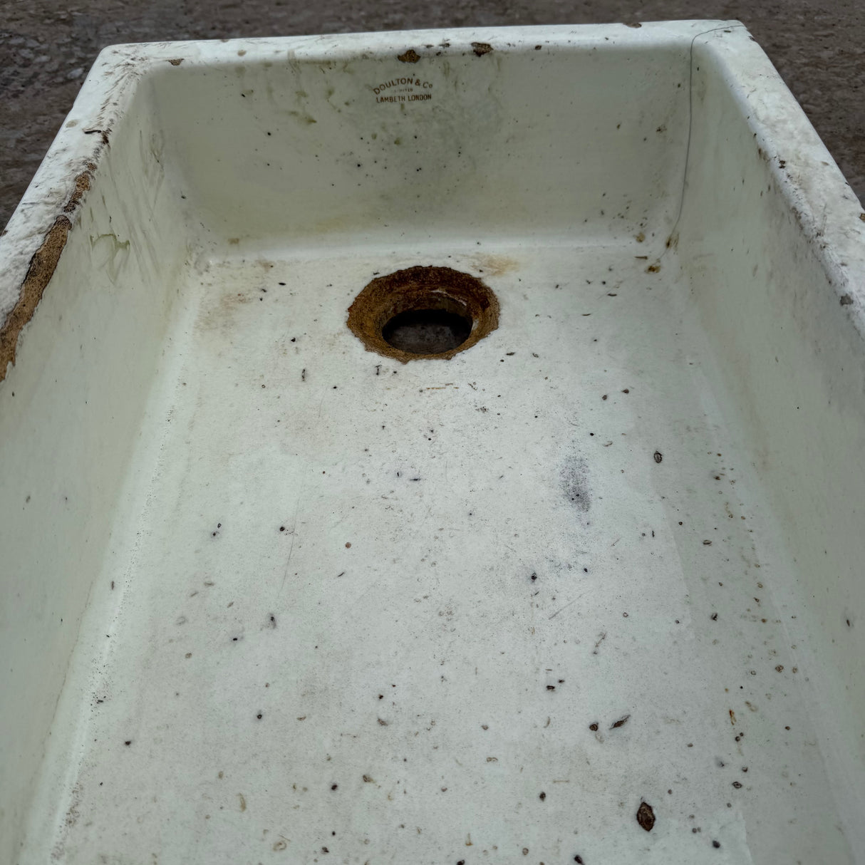 Reclaimed White Belfast Sink