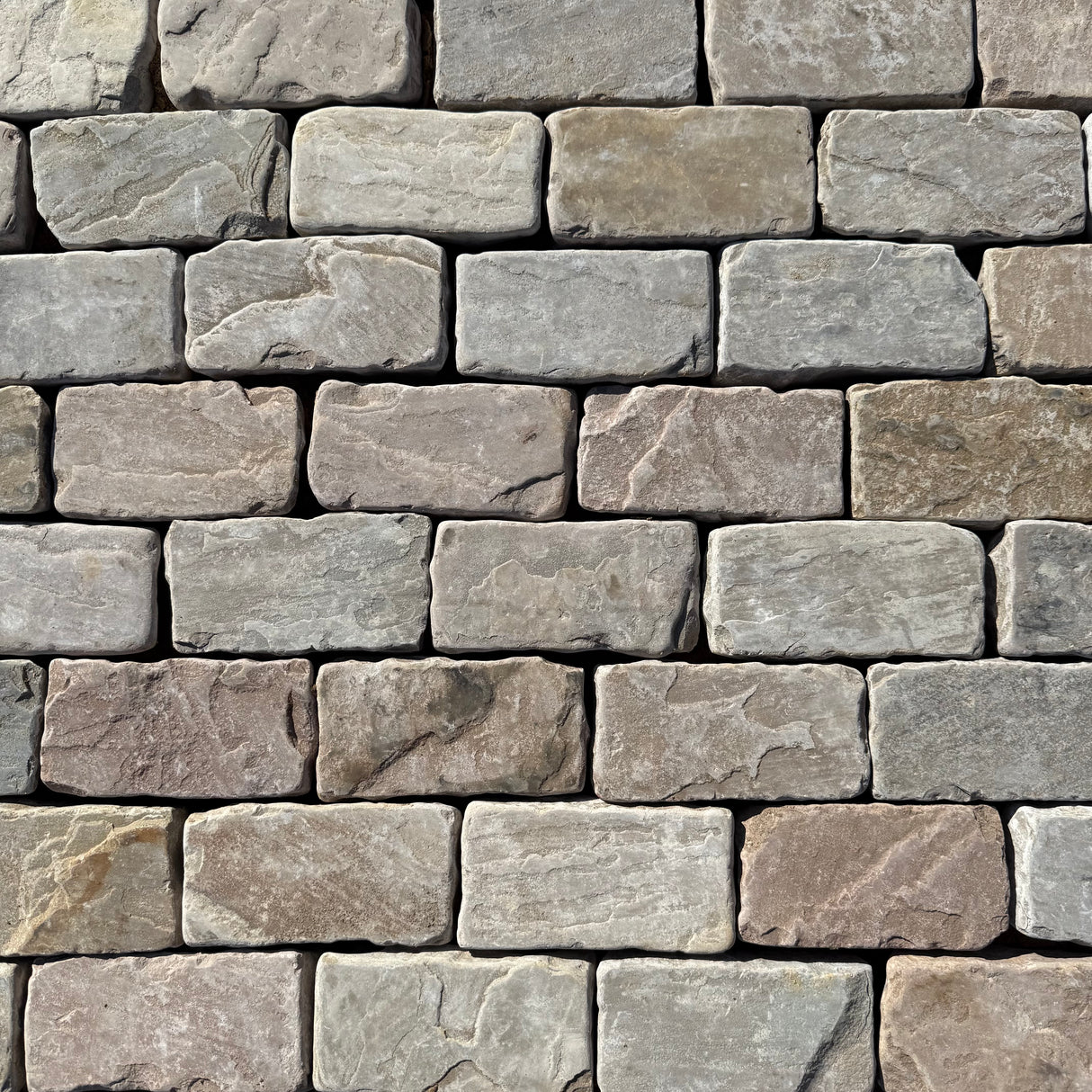 Sandstone Tumbled 200 x 100 Cobbles - Per SQM