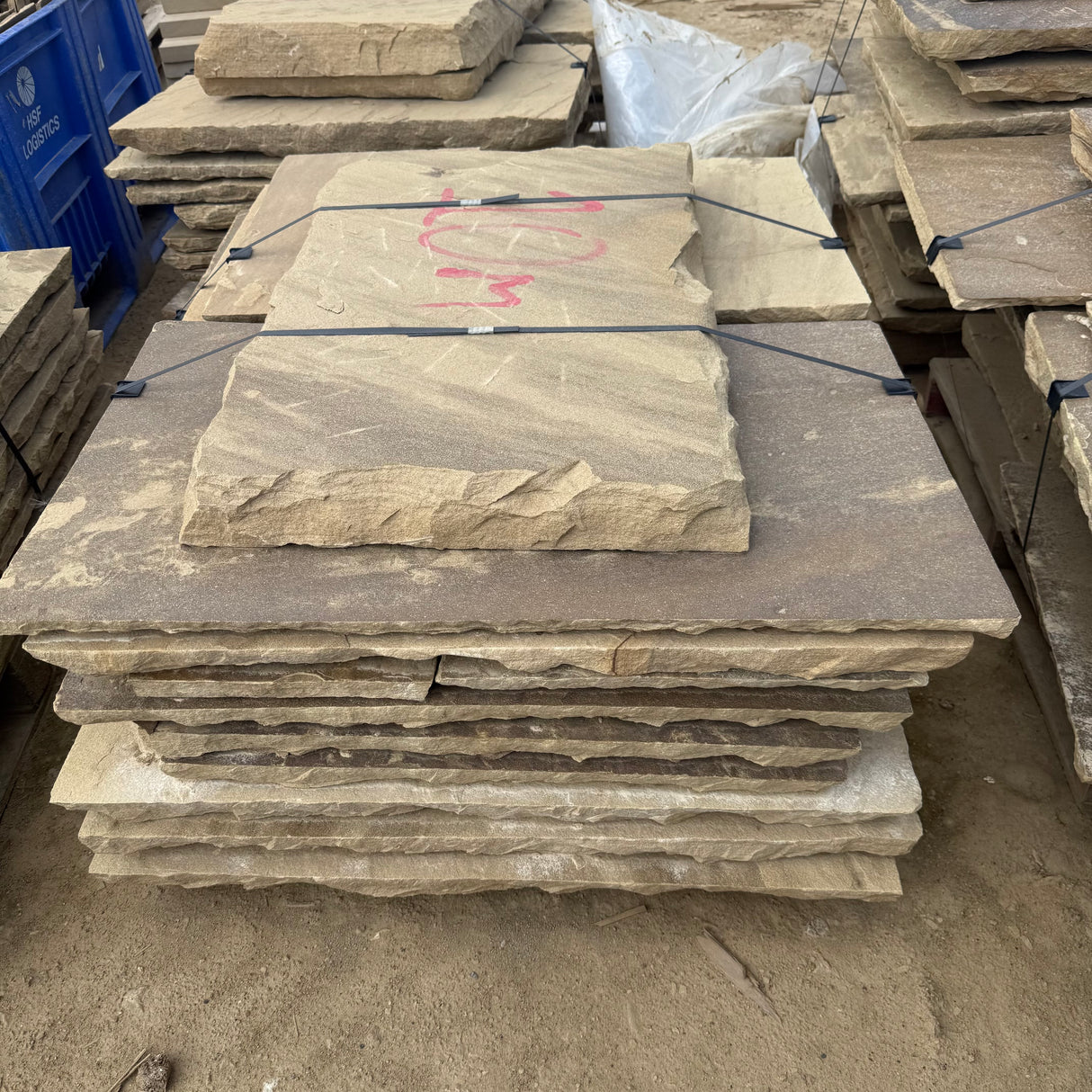Yorkshire Stone Riven Paving Flags - Per SQM