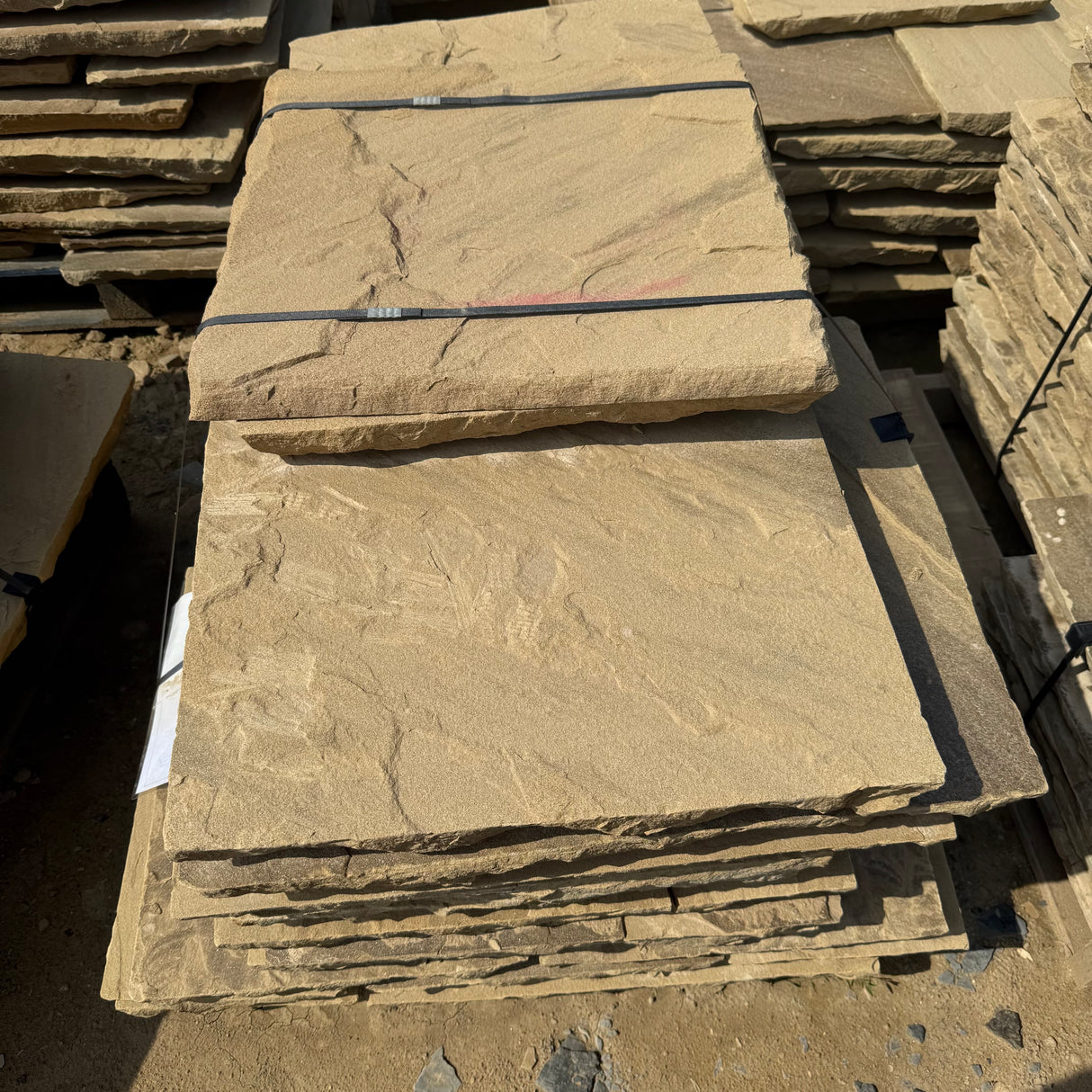Yorkshire Stone Riven Paving Flags - Per SQM