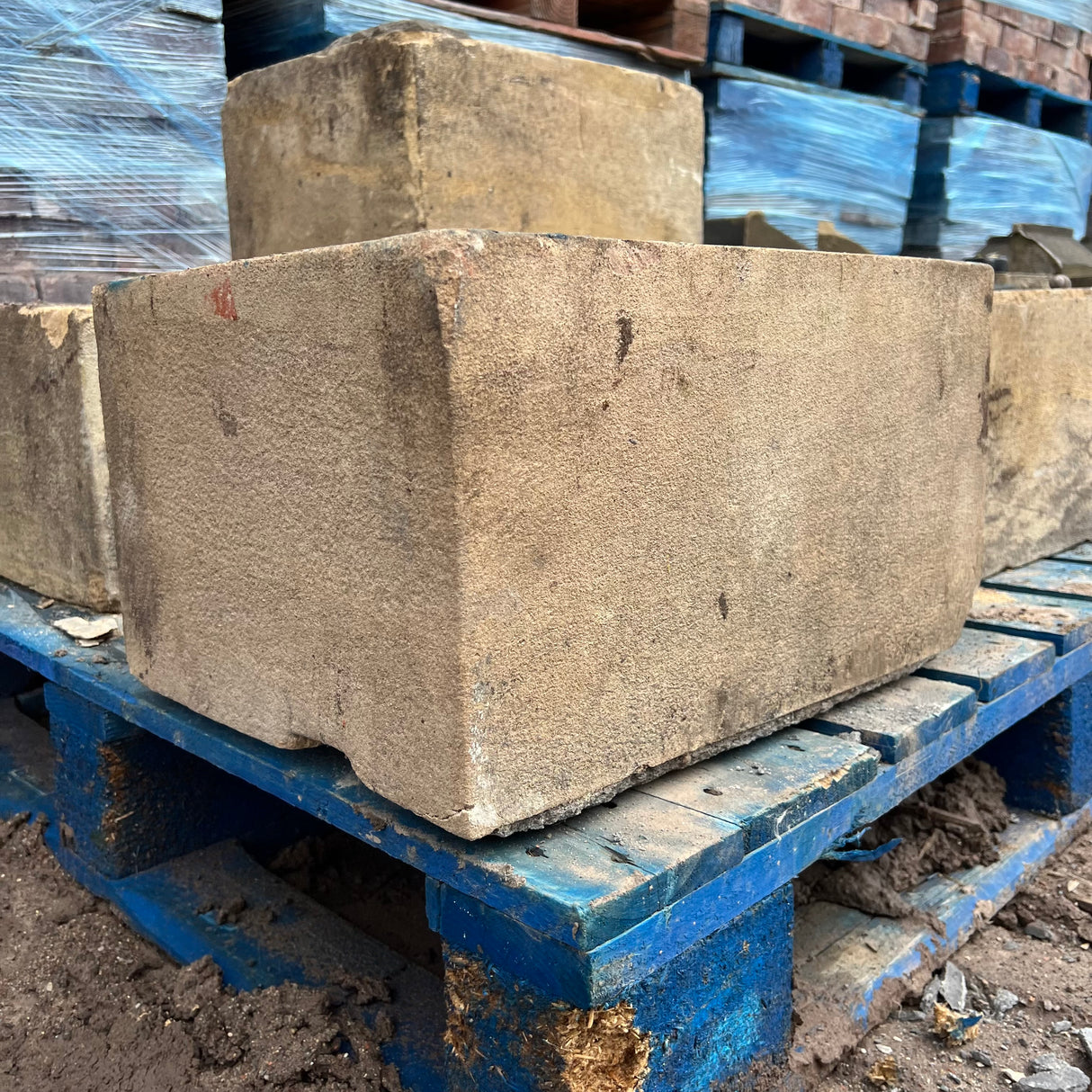 Reclaimed York Natural Stone Statue Plinth