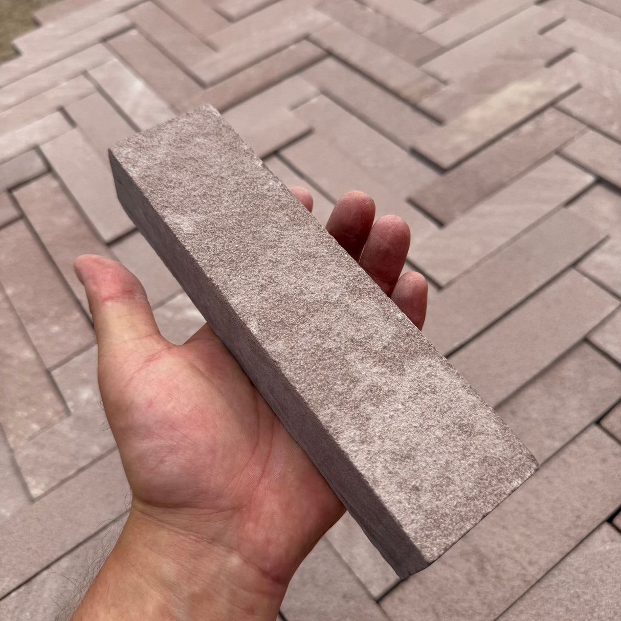 Red Sandstone Stackers - 200mm x 50mm x 40mm - Per SQM