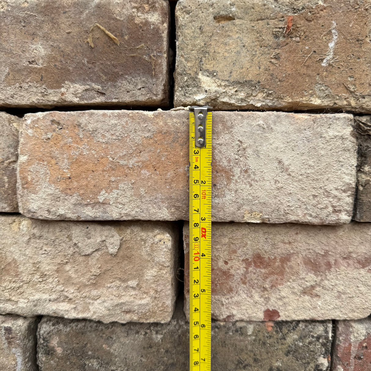 Reclaimed Yellow Multi Handmade Bricks | Pack of 250 Bricks | Free Delivery