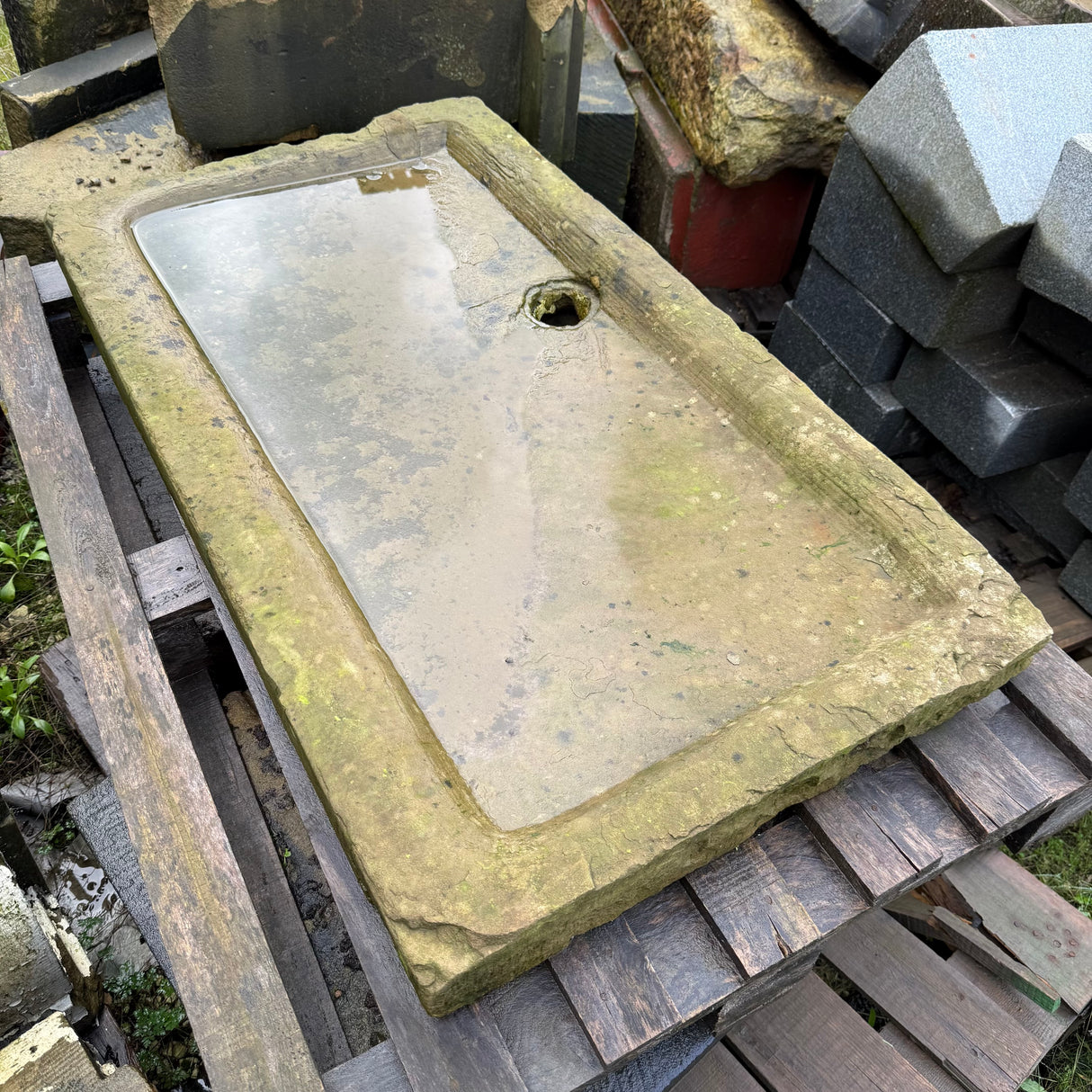Reclaimed Stone Sink