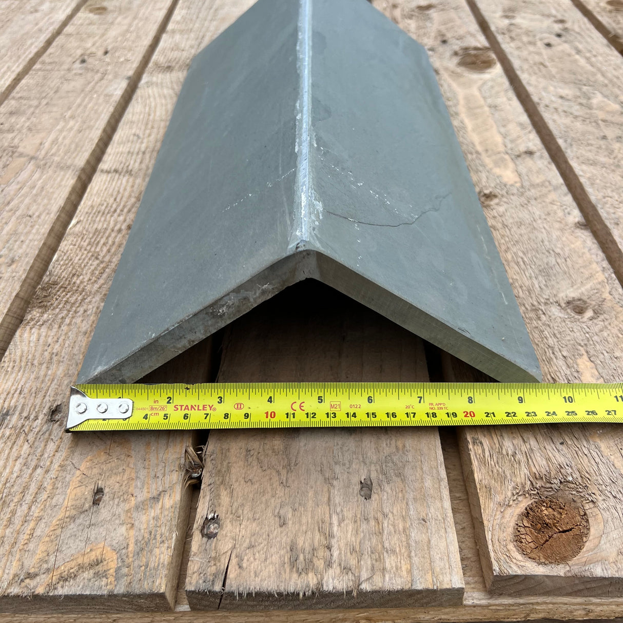 New Brazilian Slate Roof Ridge Tile - 105 Degree