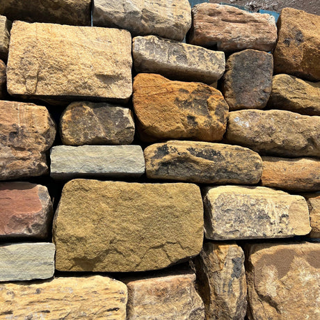 Random Dressed Reclaimed Building Stone - Backed Off - Reclaimed Brick Company