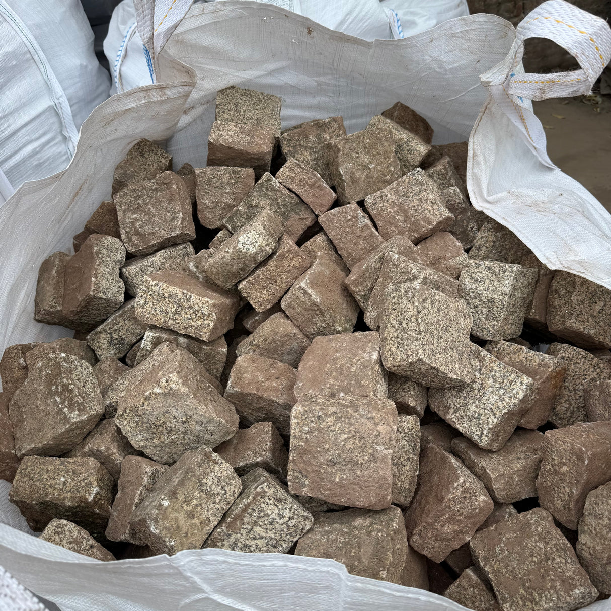 Reclaimed Silver Granite Setts - Per Bag