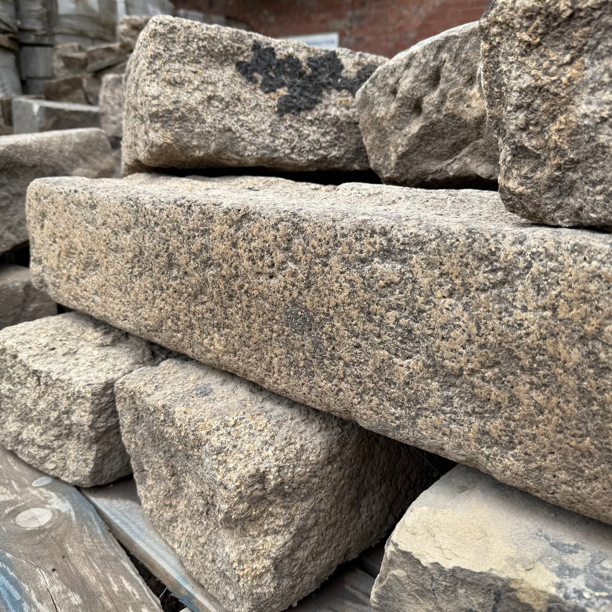Reclaimed Granite Kerbs - 10" x 6"