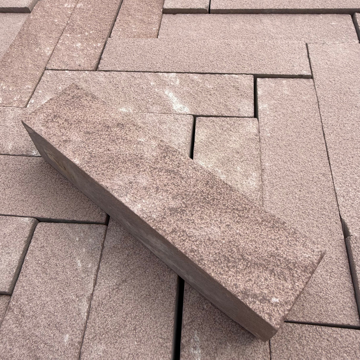 Red Sandstone Stackers - 200mm x 50mm x 40mm - Per SQM