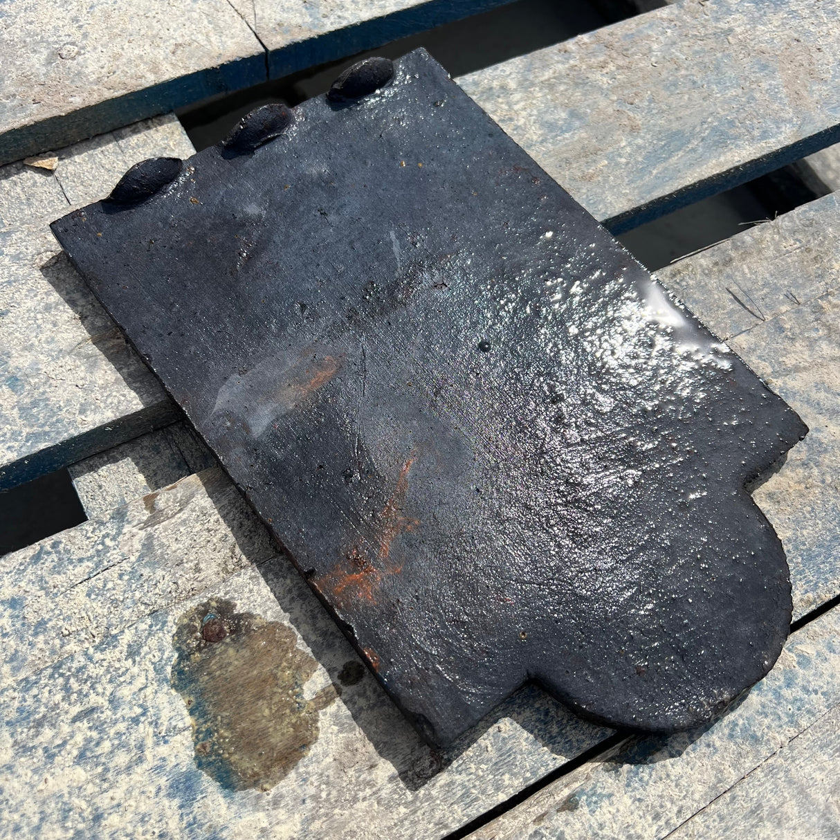 Reclaimed Staffordshire Blue Club Roof Tile