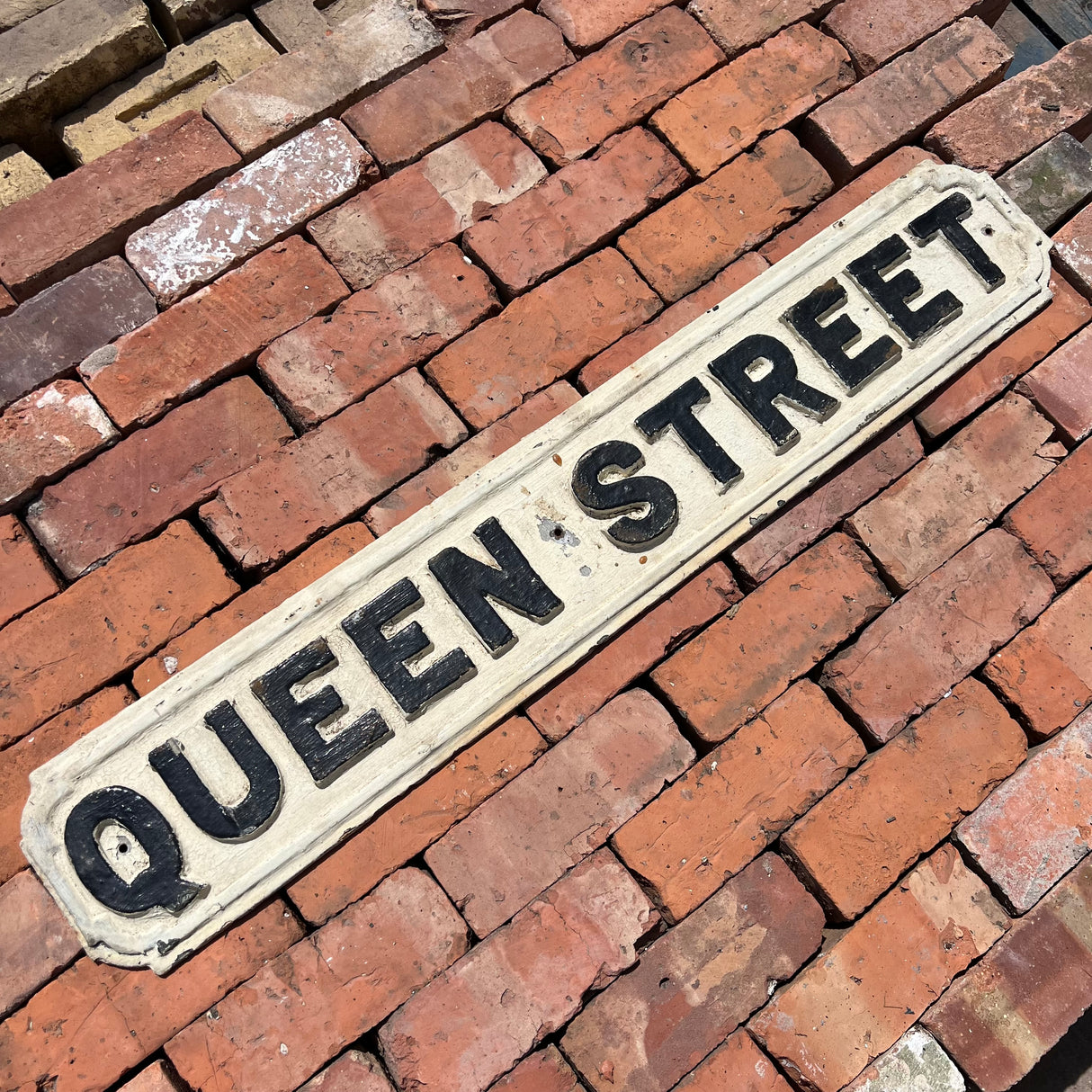 Original Cast Iron ‘Queen Street’ Sign