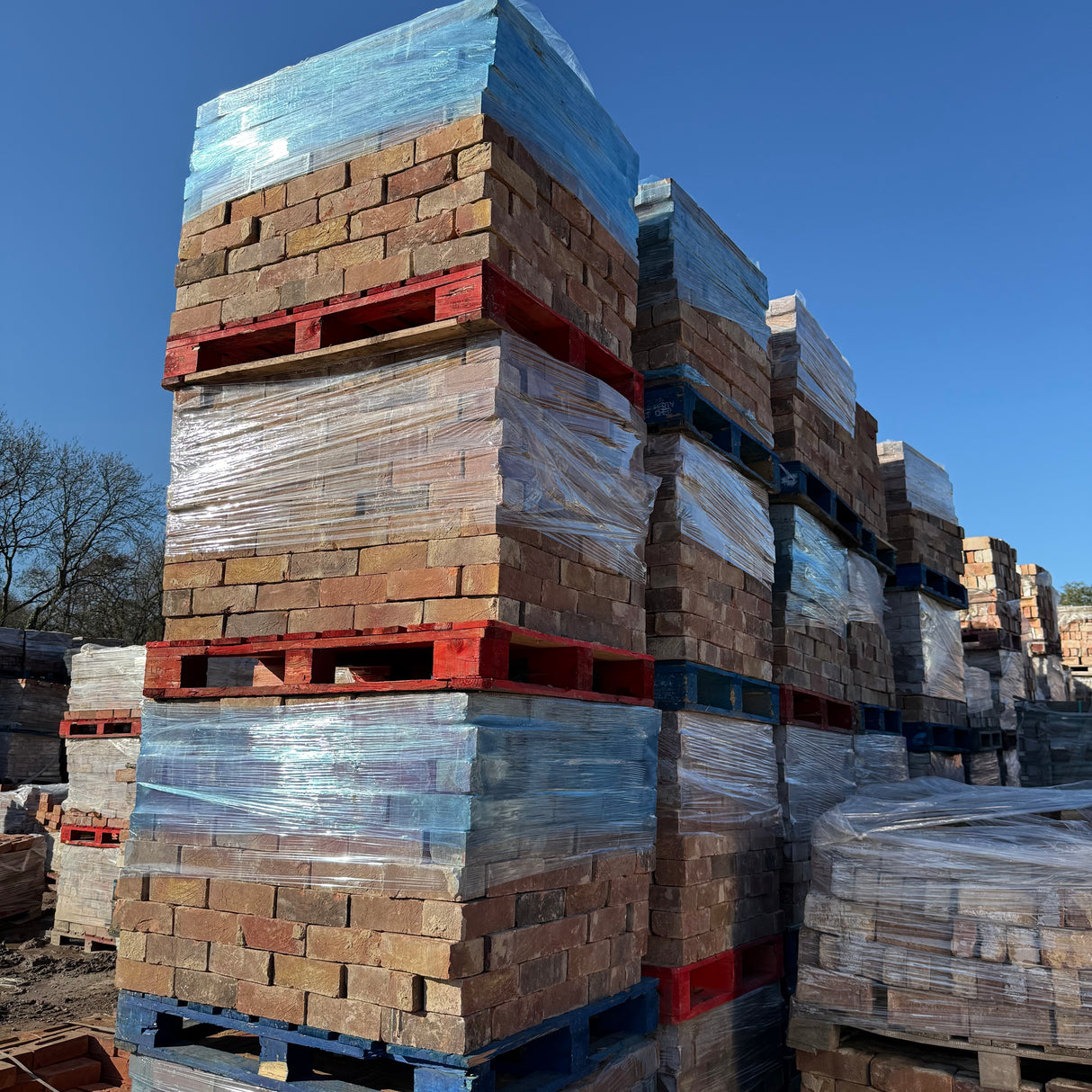 Reclaimed 80mm Rustic Texture Bricks - Pack of 250 - Free Delivery