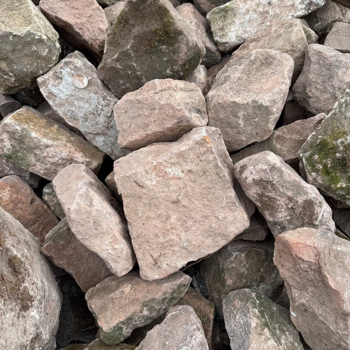 Reclaimed Rotherham Red Building Stone - Per SQM