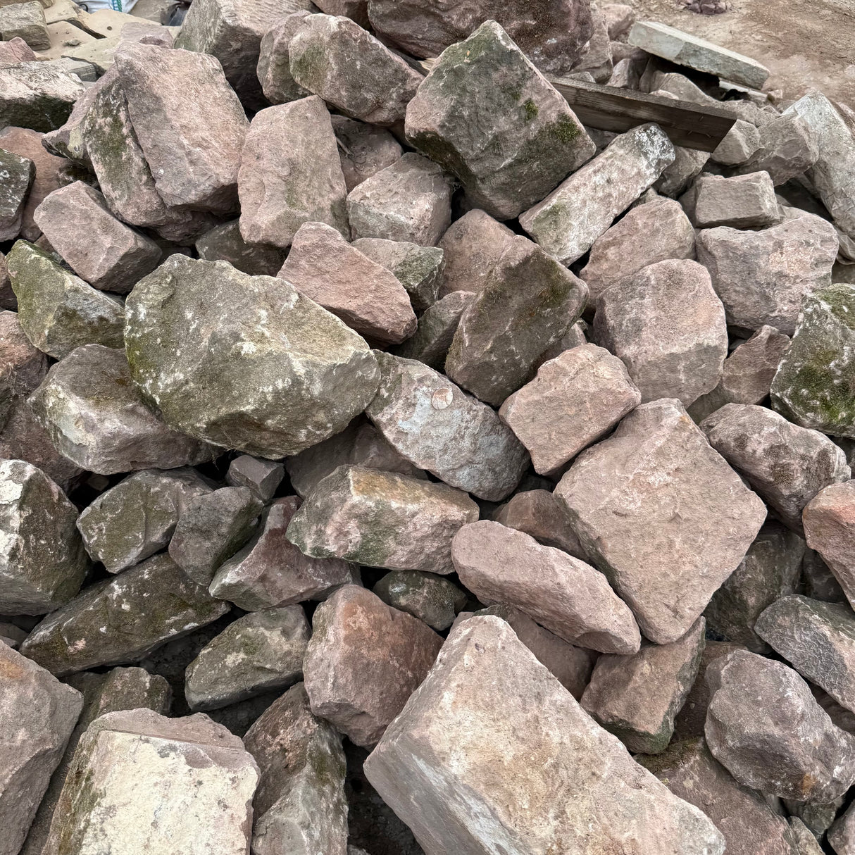 Reclaimed Rotherham Red Building Stone - Per SQM