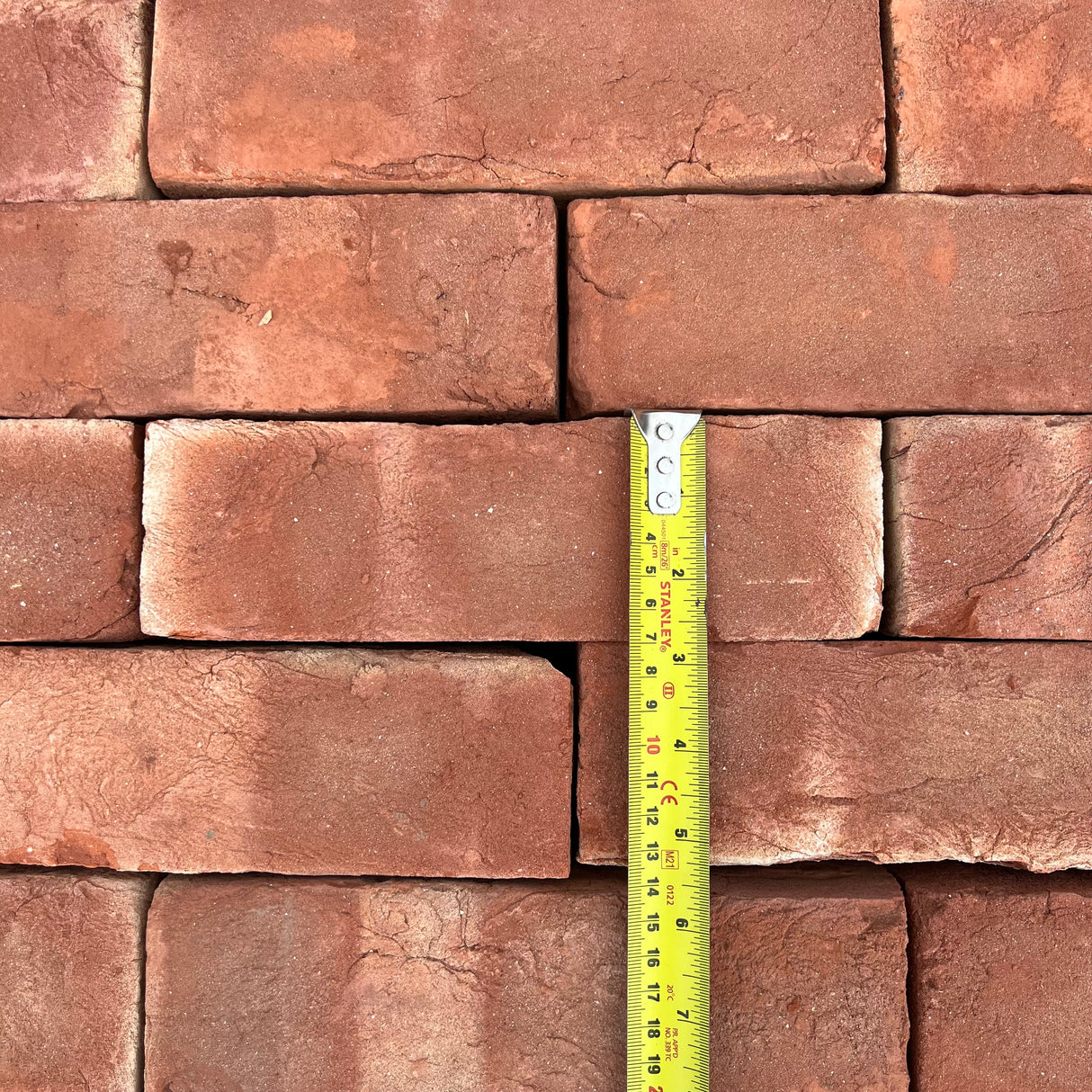Heritage 68mm Red Handmade Brick | Pack of 320 Bricks | Free Delivery