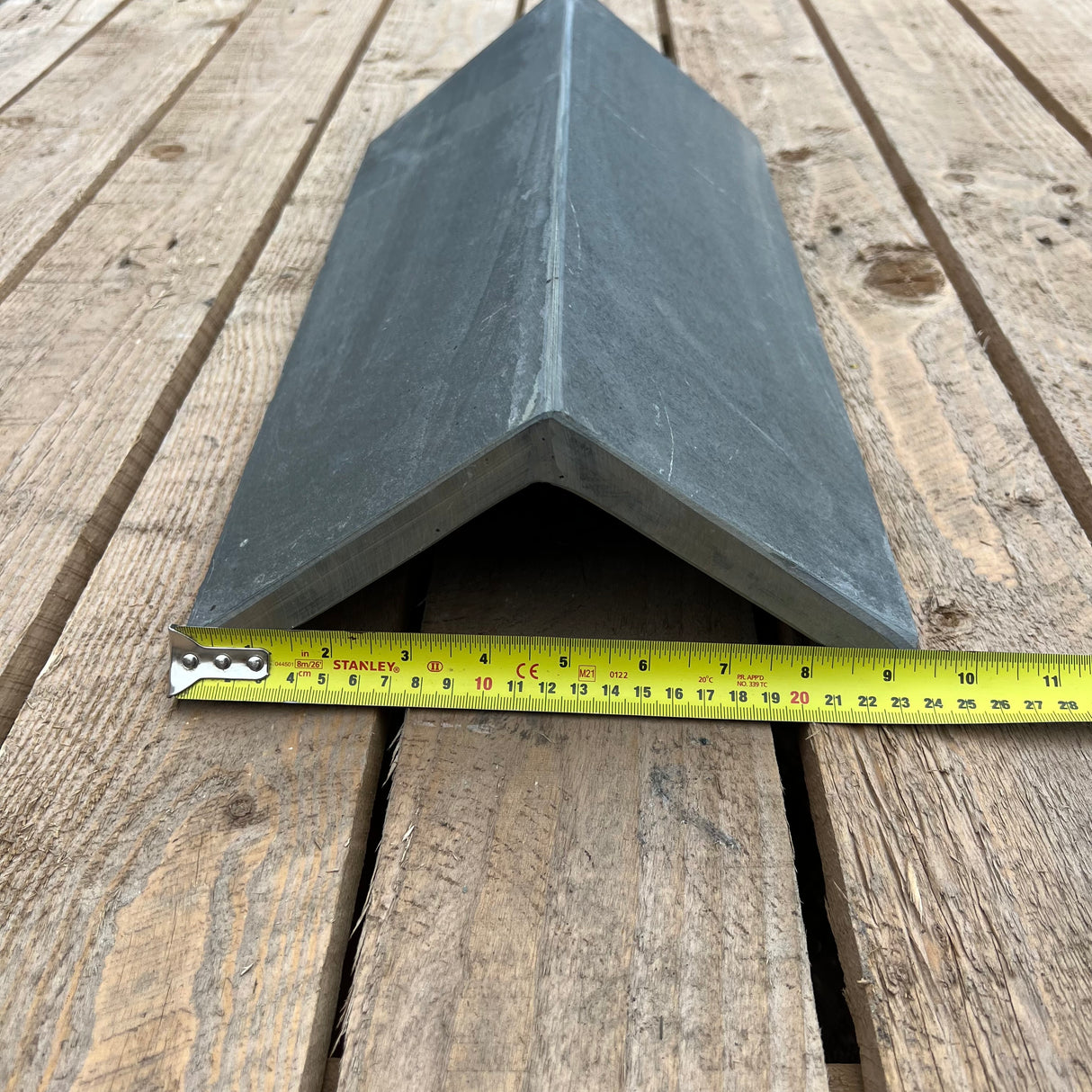 New Brazilian Slate Roof Ridge Tile - 105 Degree