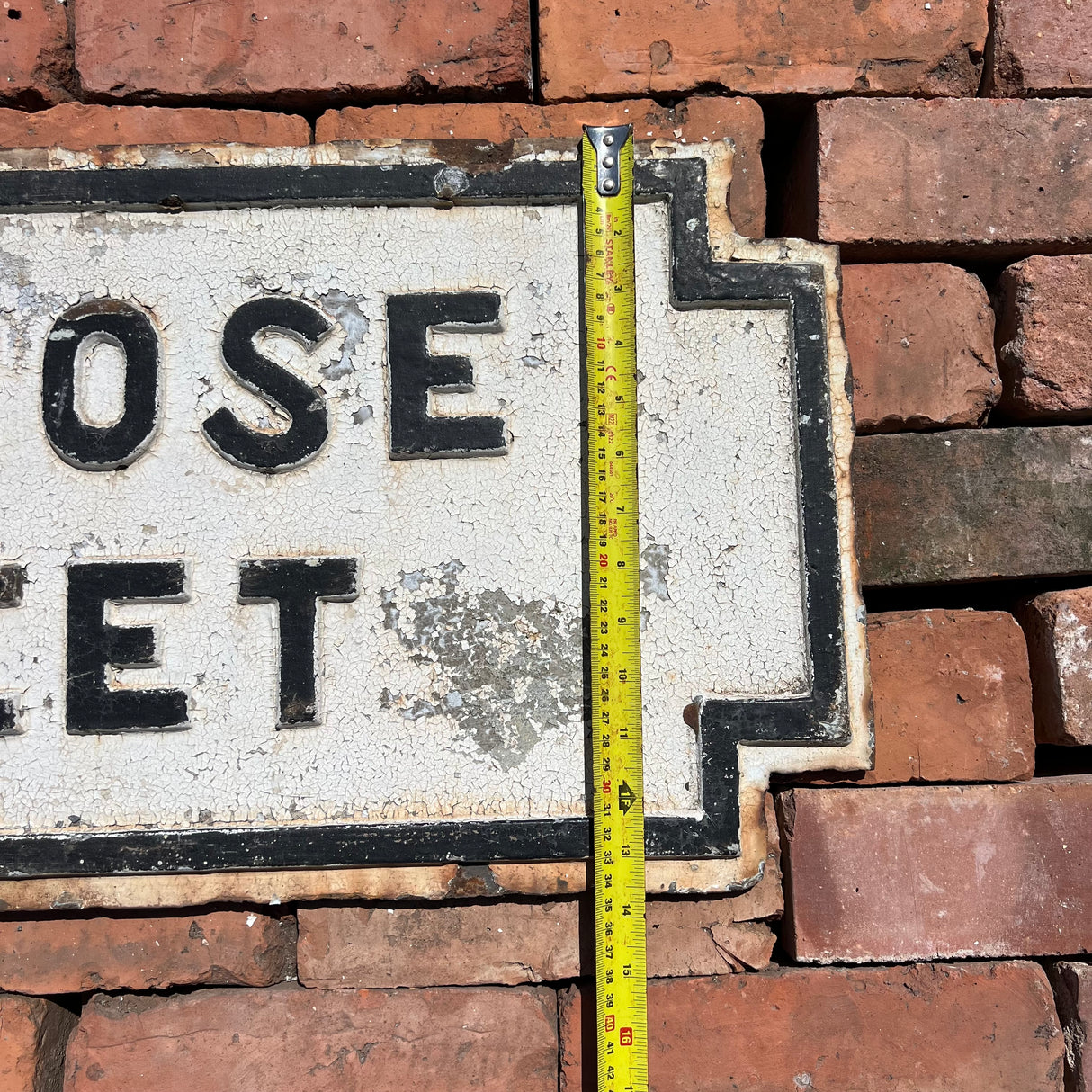 Original Cast Iron ‘Primrose Street’ Street Sign