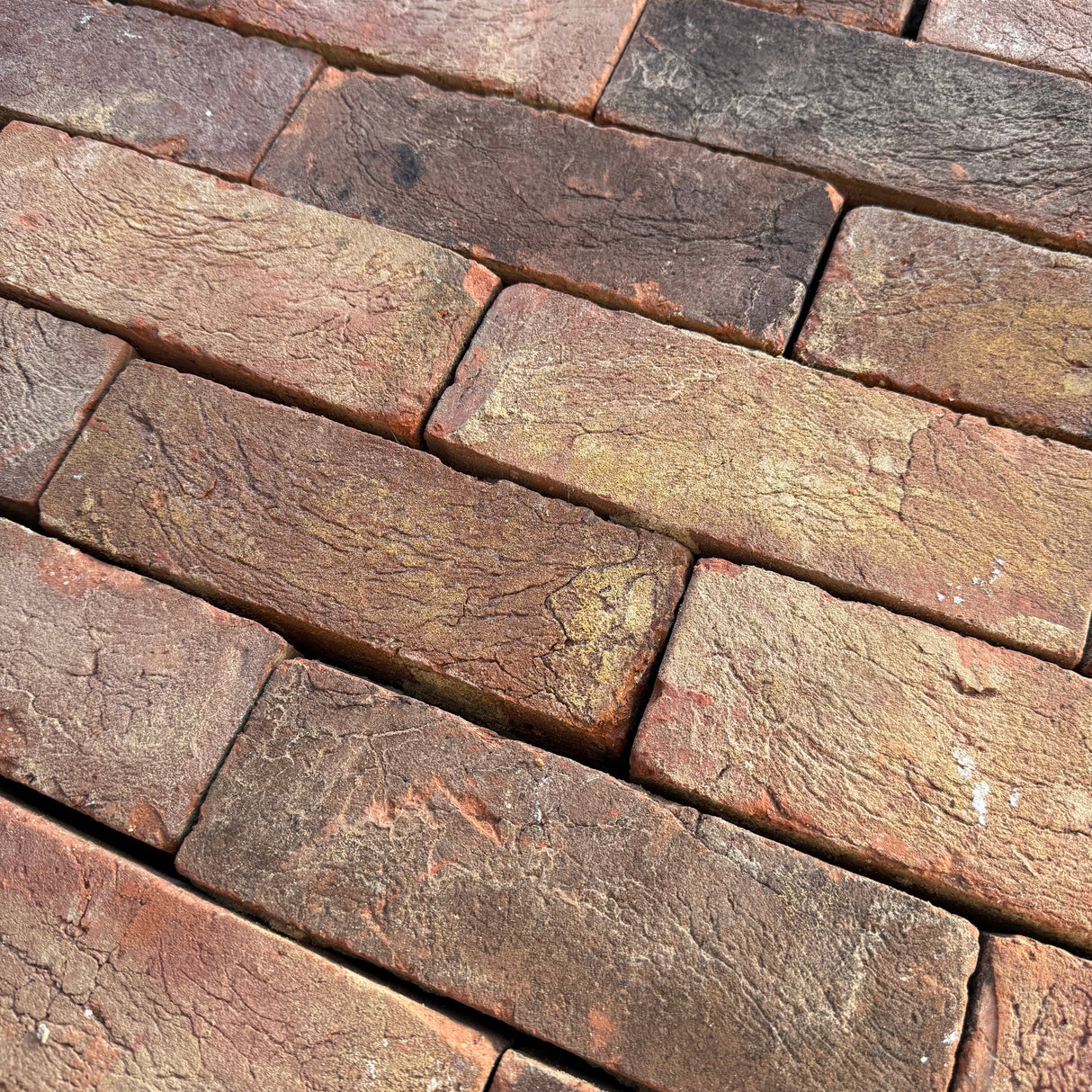 Reclaimed 80mm Rustic Texture Bricks - Pack of 250 - Free Delivery
