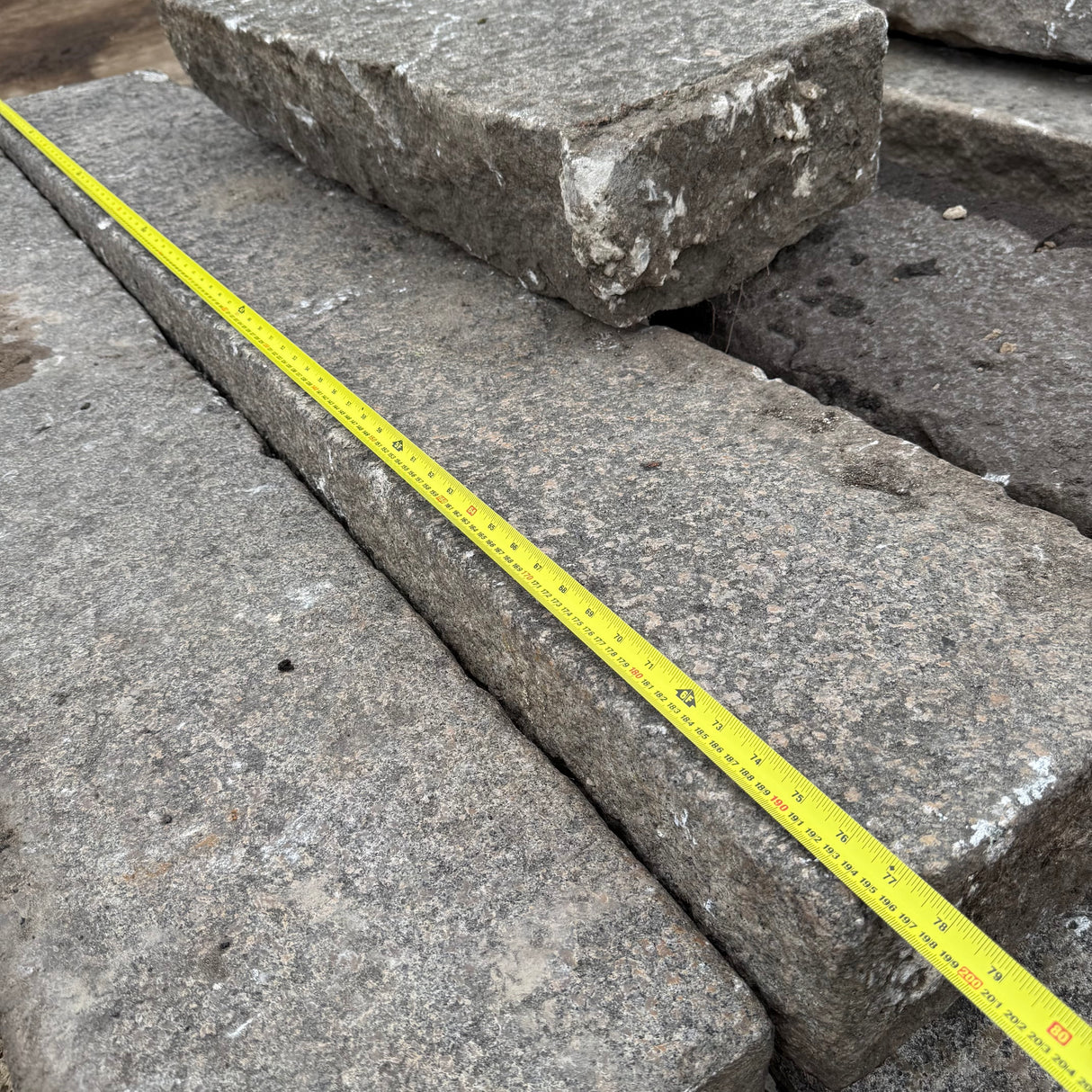 Reclaimed Granite Kerbs - 12" x 6"
