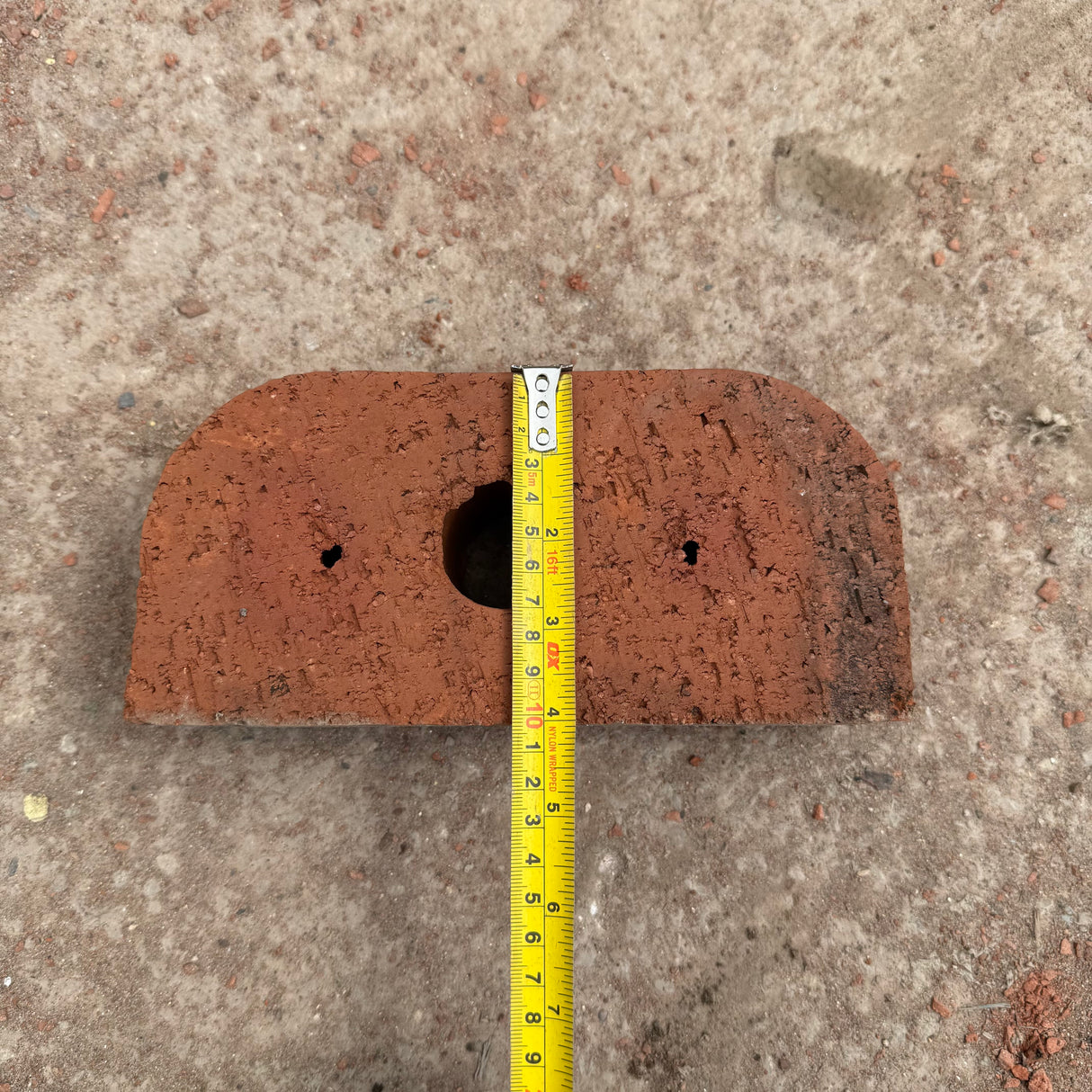 BN2.2 Double Bullnose 65mm Smooth Red Brick