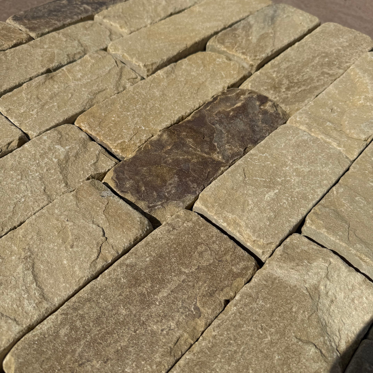 Yorkshire Stone Riven Cobble Setts - Per SQM