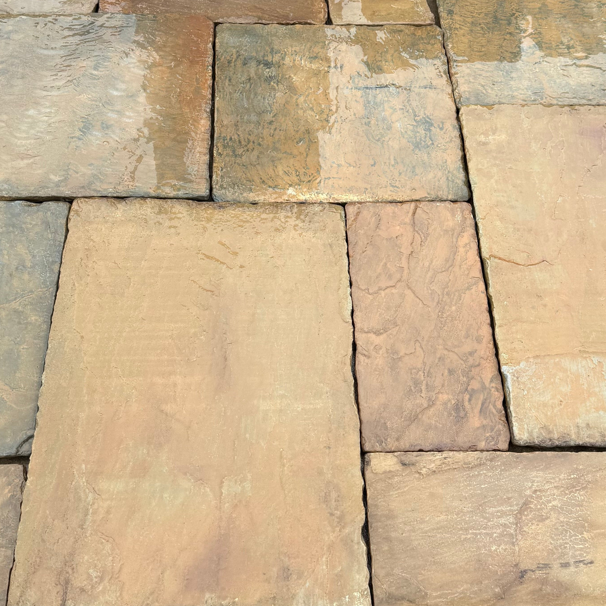 Weathered Sandstone Paving Flags