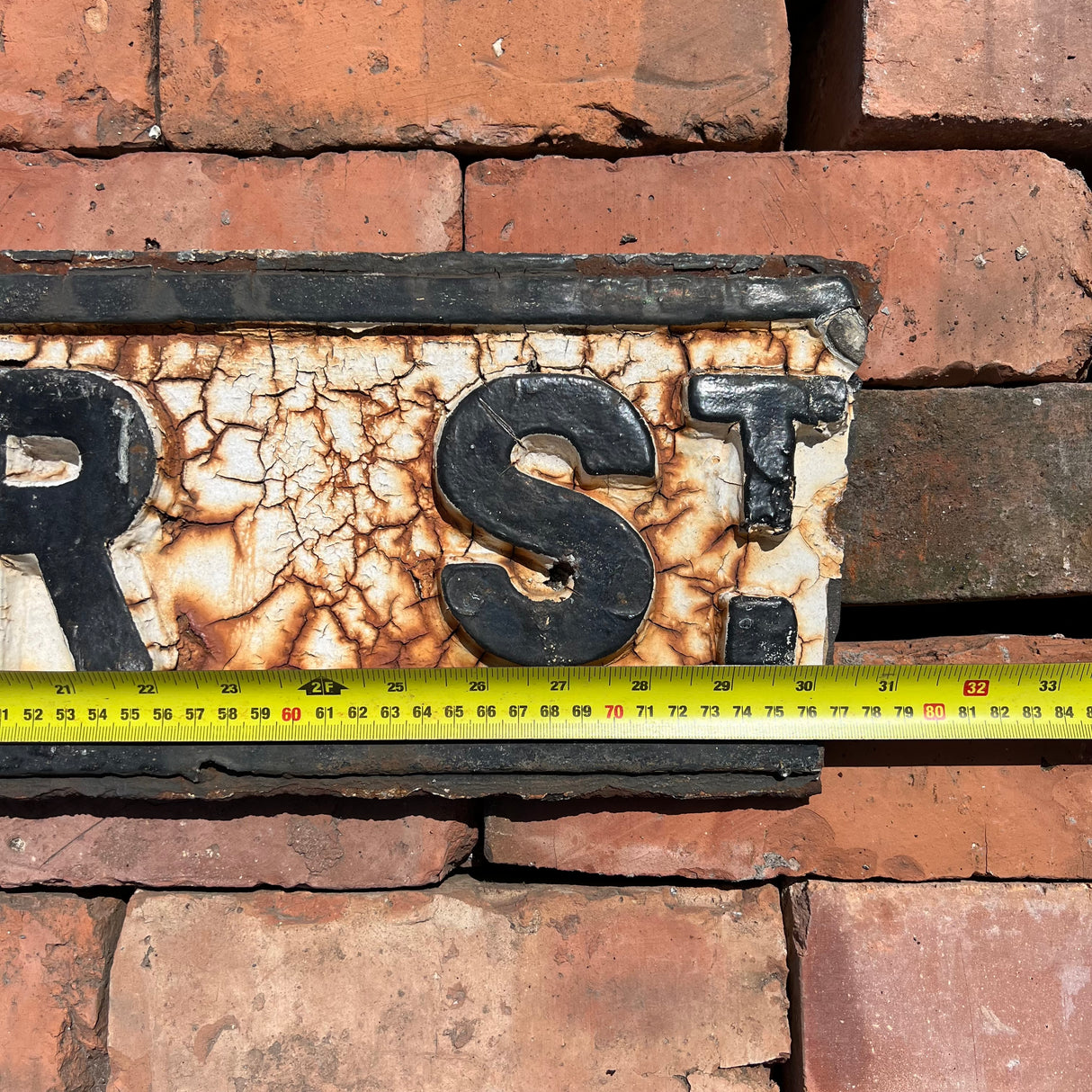 Original Cast Iron ‘Cooper Street’ Street Sign